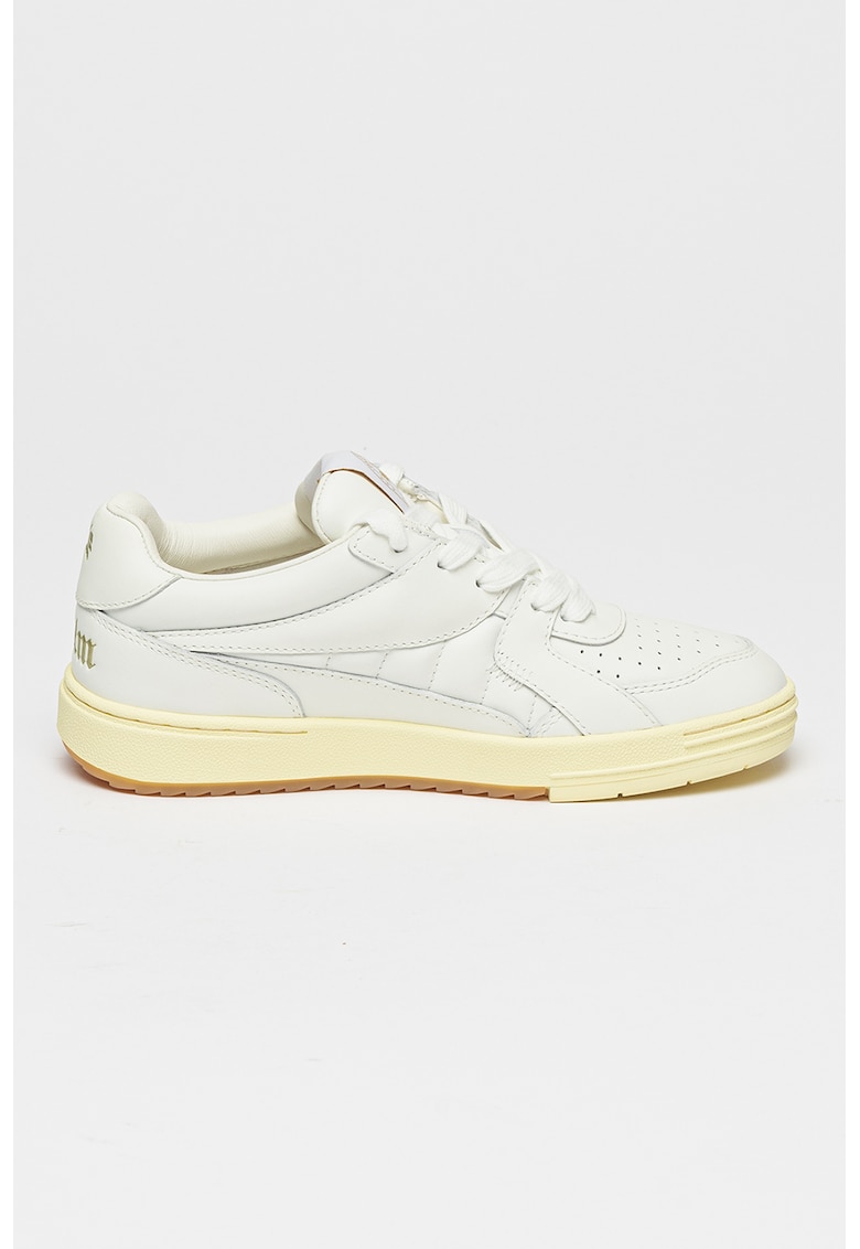 Pantofi sport de piele cu varf rotund