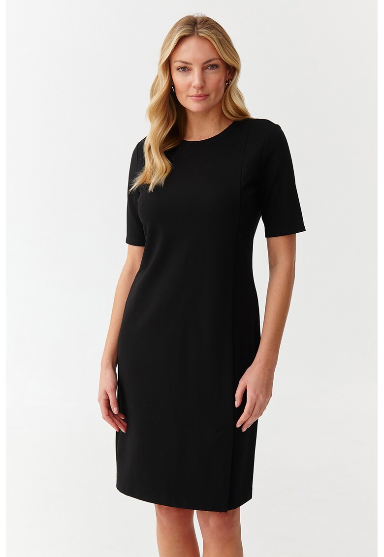 Rochie cambrata cu slit lateral Kio