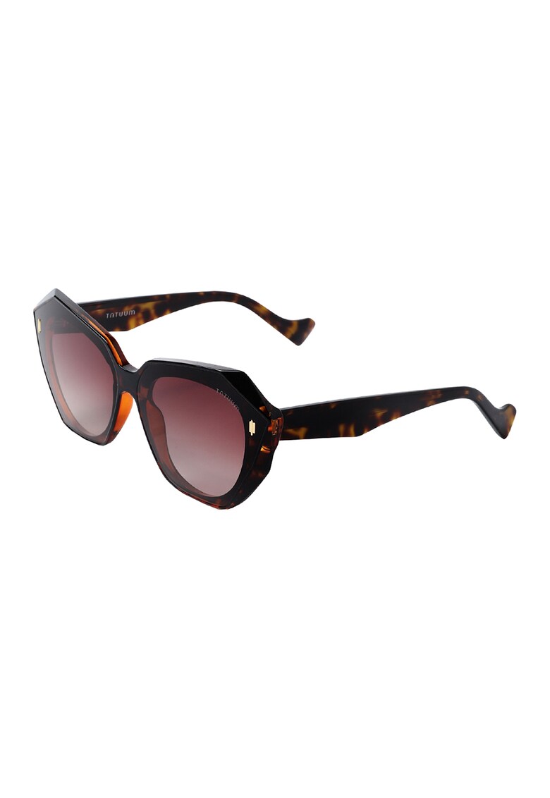 Ochelari de soare cat-eye cu aspect tortoise Sulina