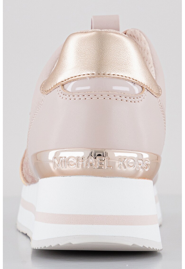 Pantofi sport flatform cu model logo