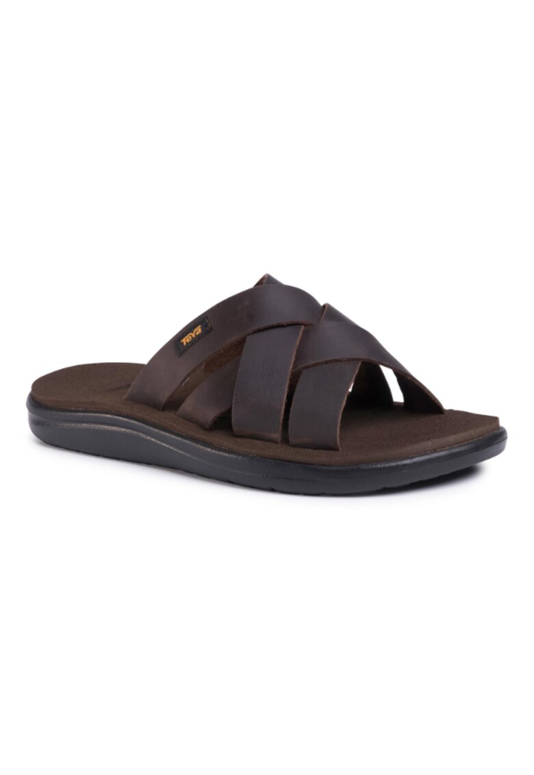Papuci barbati Piele naturala/Piele nabuc - Maro