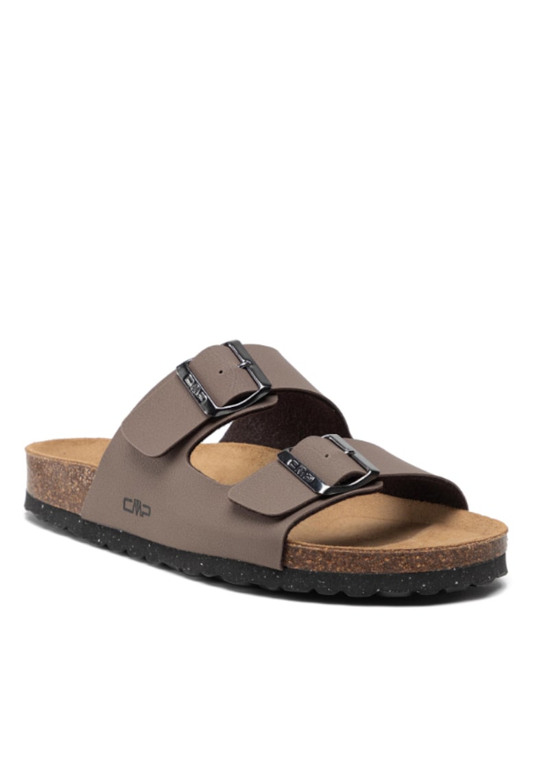 Papuci barbati Piele ecologica - Maro