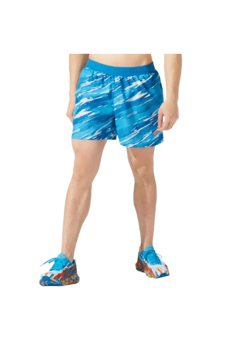 Pantaloni scurti Color Injection - poliester - albastru -