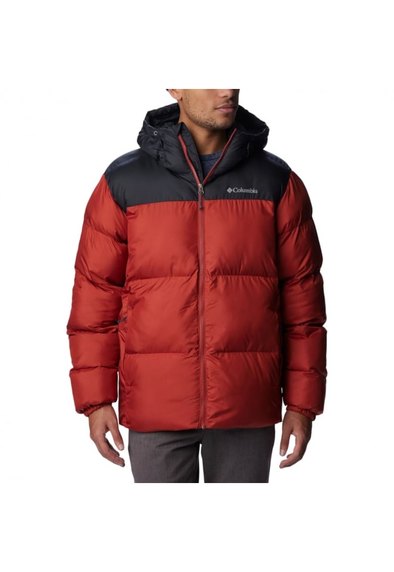 Geaca sport barbateasca  Puffect Hooded - poliester - portocaliu -