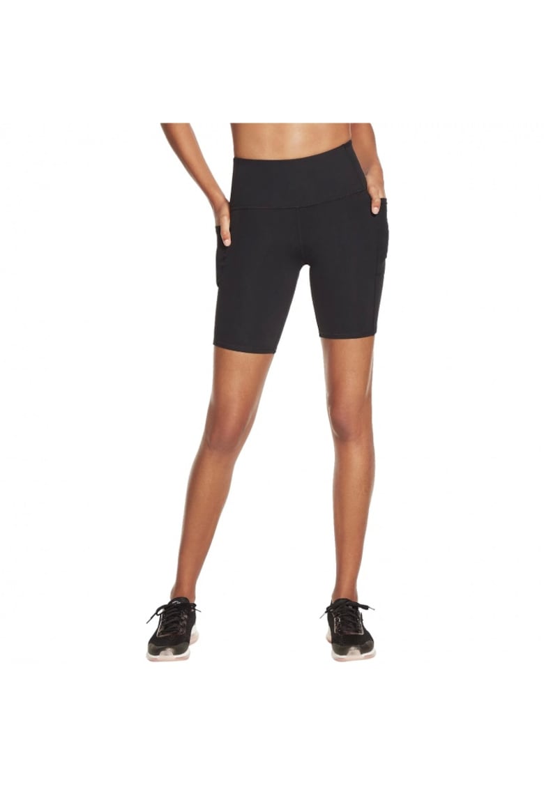 Pantaloni sport pentru dama - Nylon - Negru -