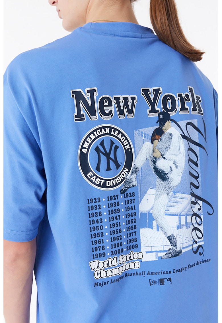 Tricou supradimensionat cu imprimeu New York Yankees