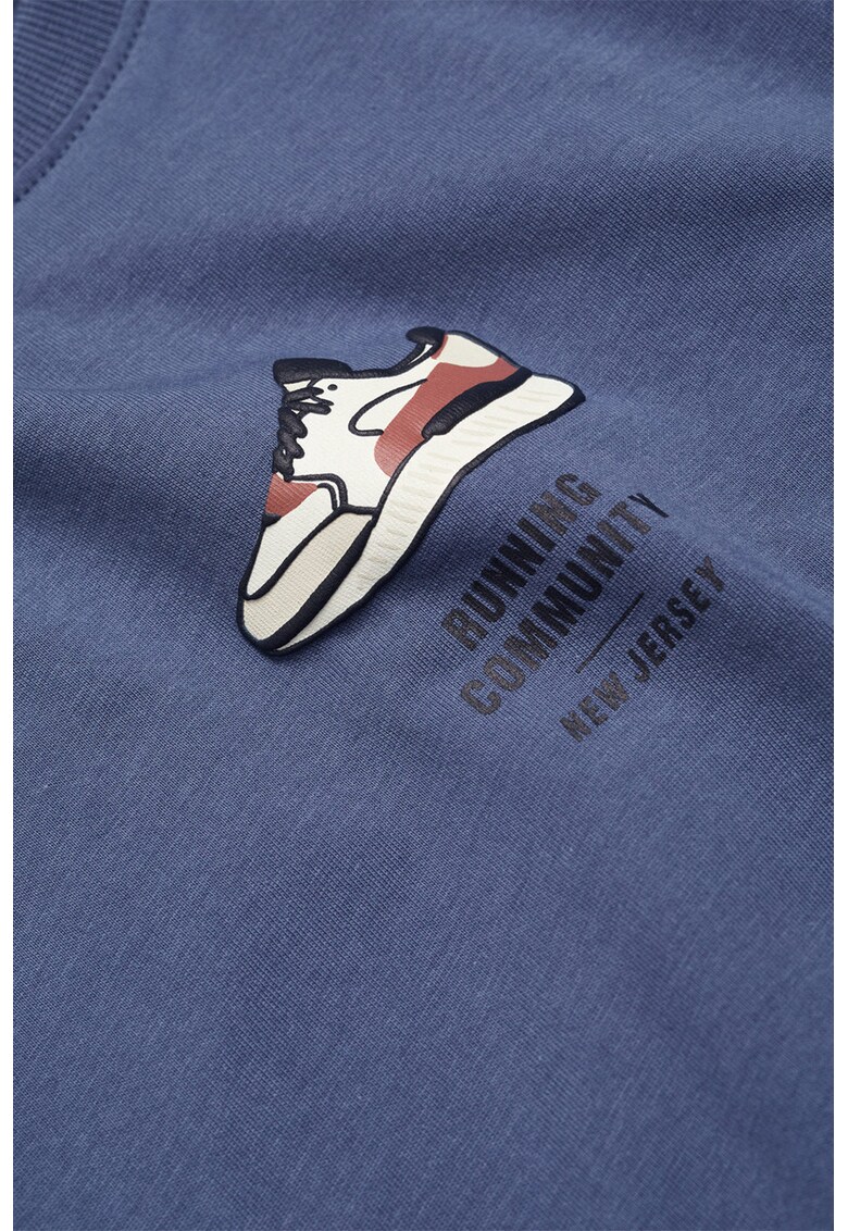 Tricou de bumbac cu imprimeu Urban