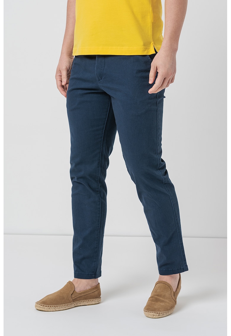Pantaloni chino uni