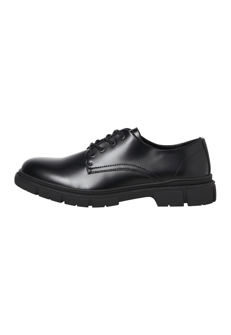 Pantofi derby de piele ecologica