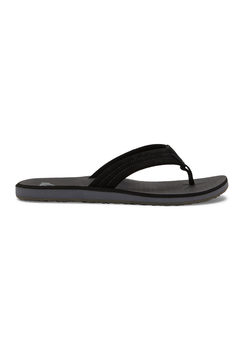 Papuci flip-flop de piele intoarsa Carver