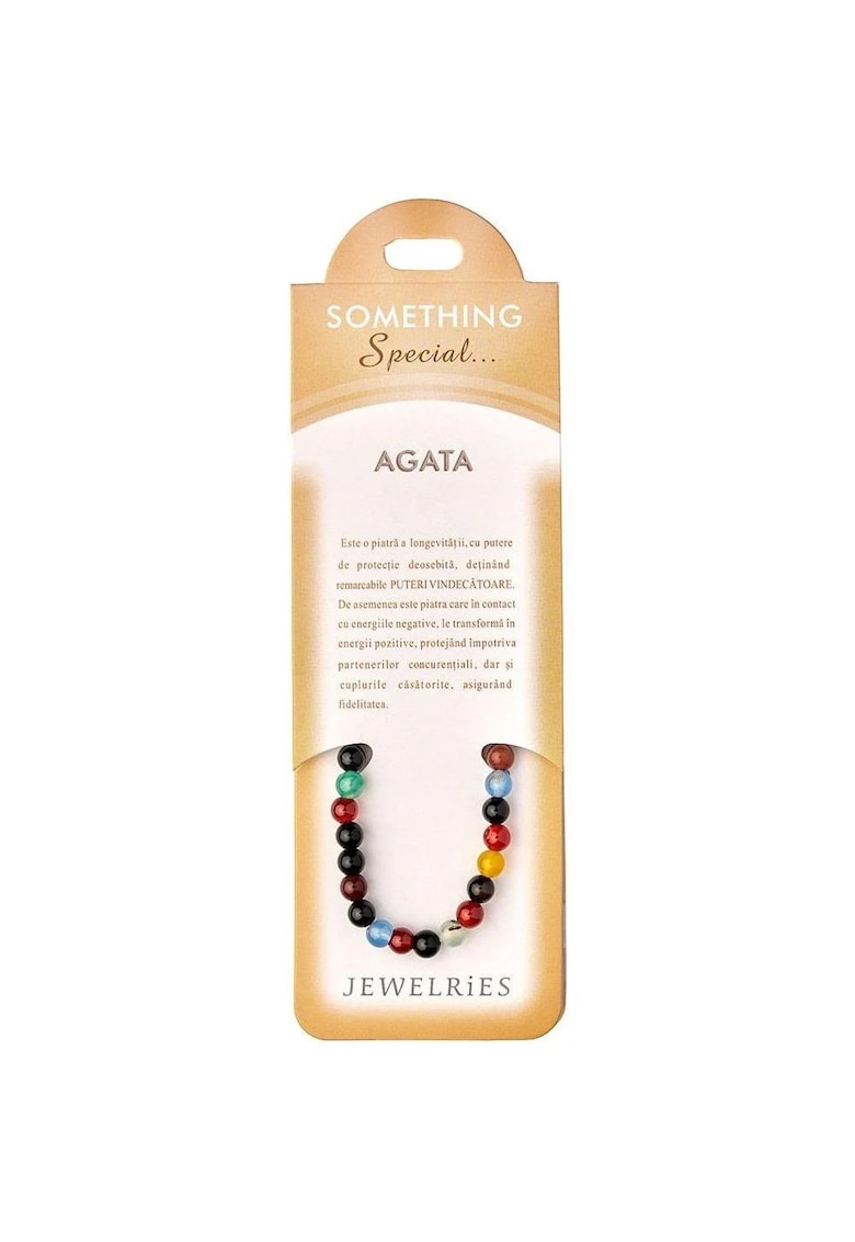 Bratara cu pietre semipretioase colorate AGATA C1