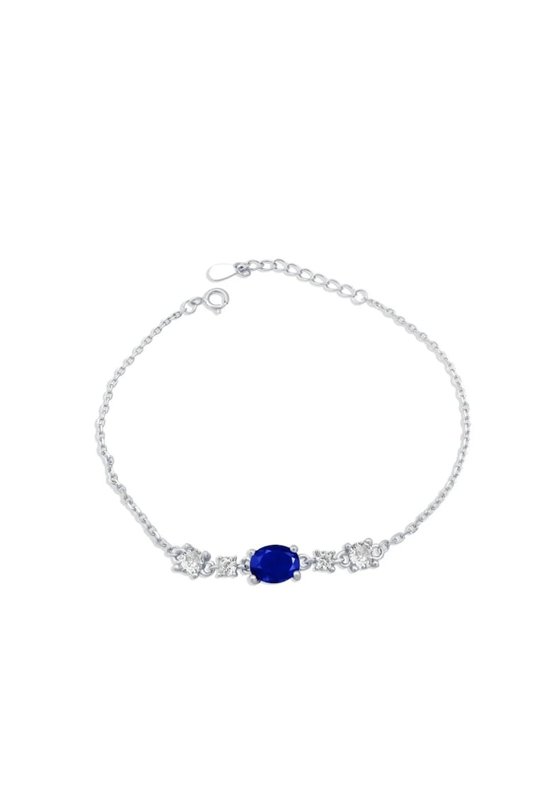 Bratara din argint 925 - rodiat - cu pietre din zirconiu - Nya C1