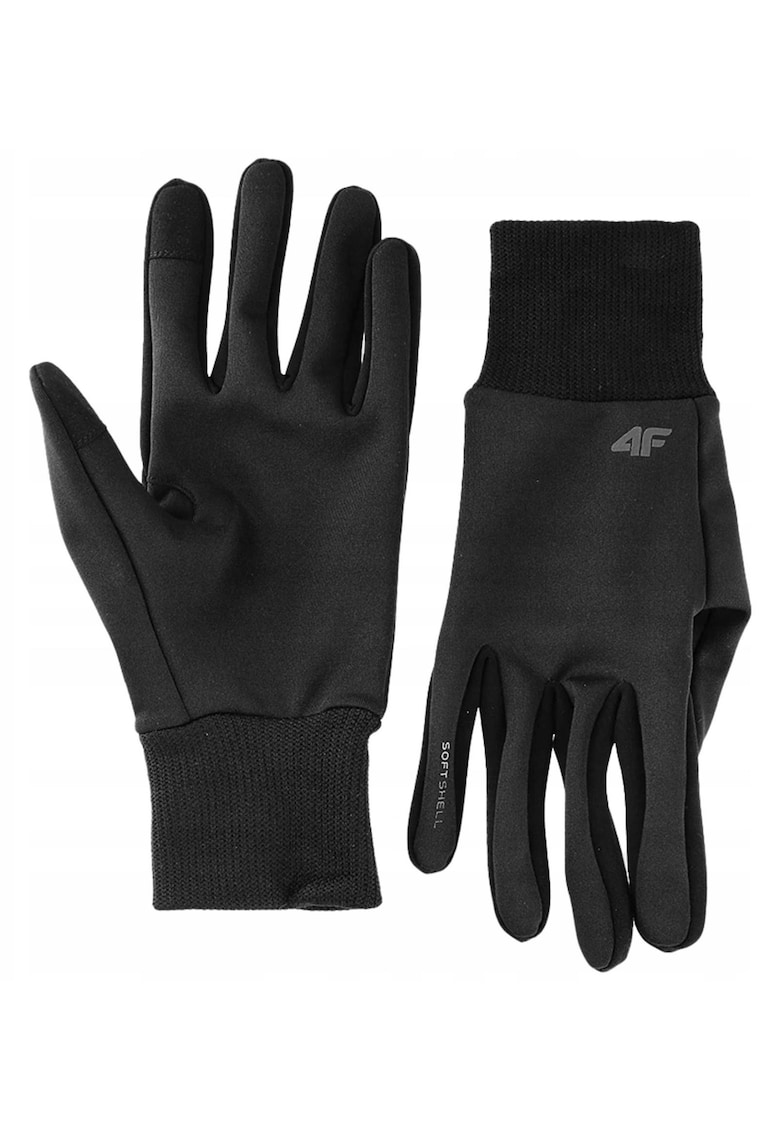 Manusi unisex softshell - Negru