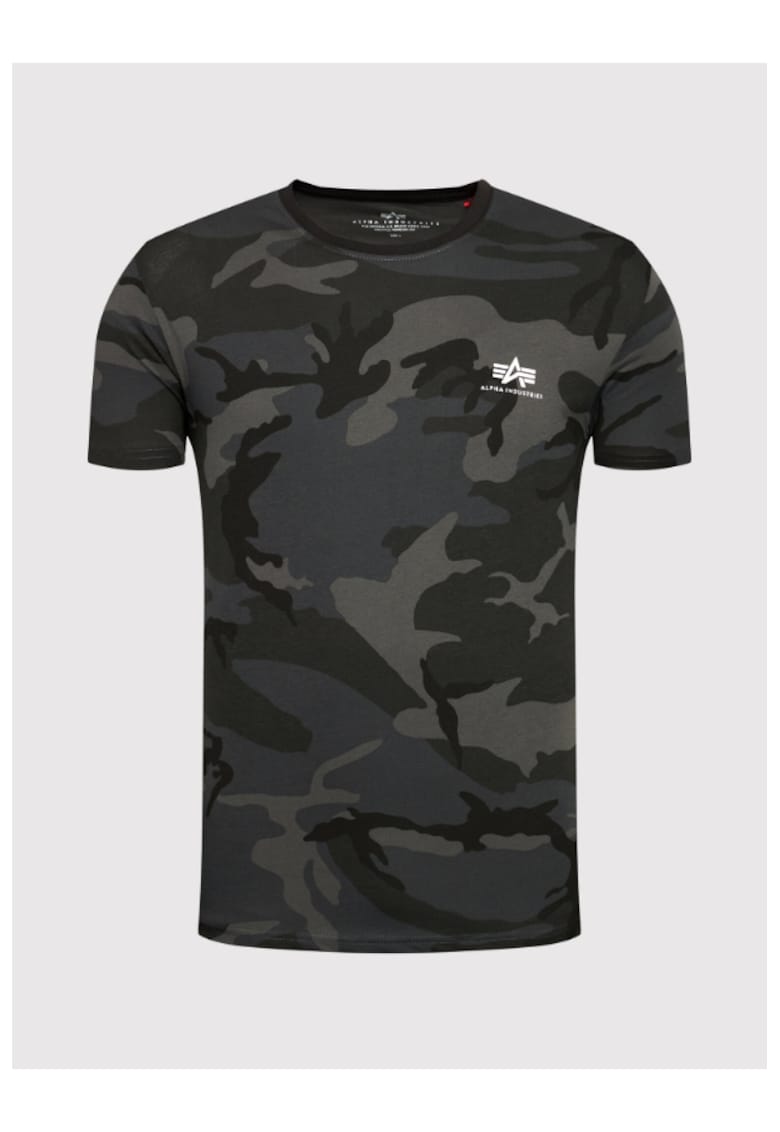 Alpha Industries Tricou barbati - 209174458 - Bumbac - Negru