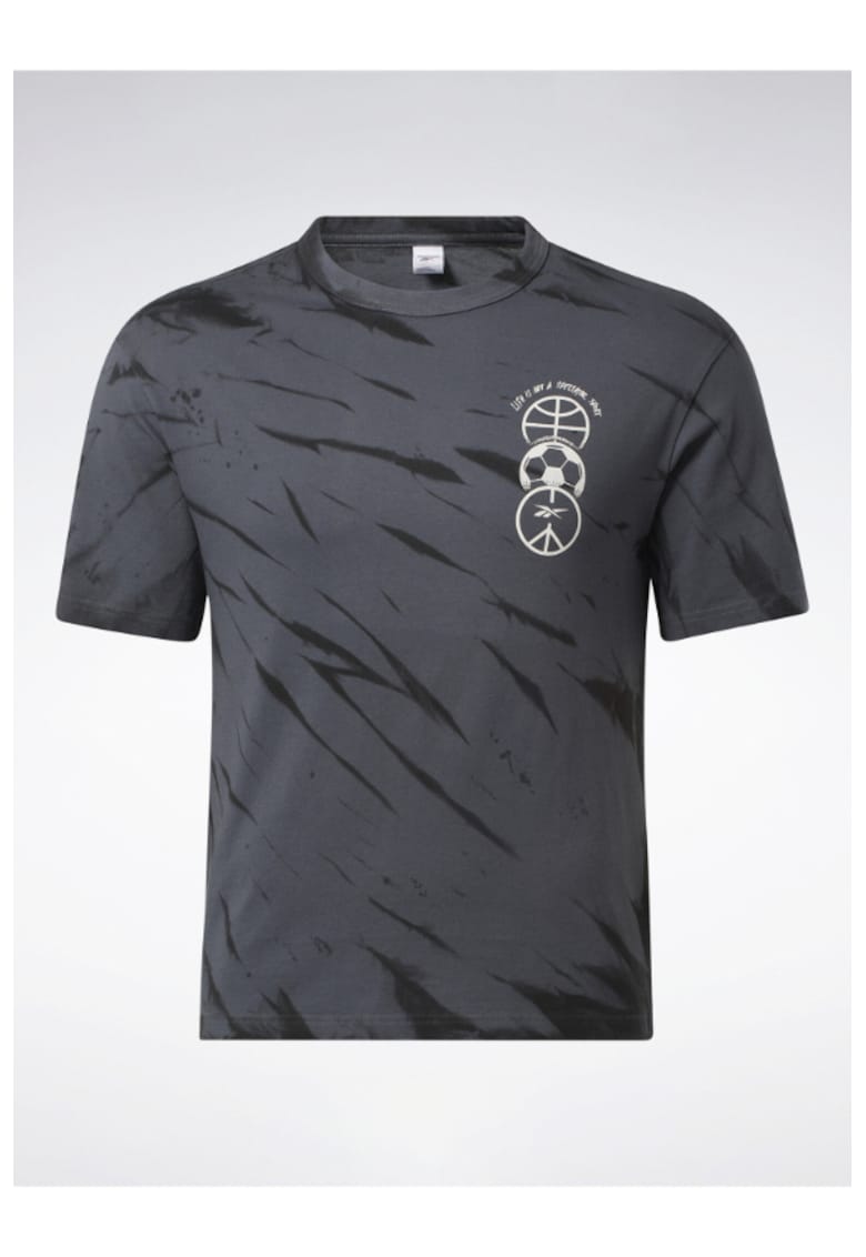 Tricou unisex - 301802211 - Bumbac - Gri