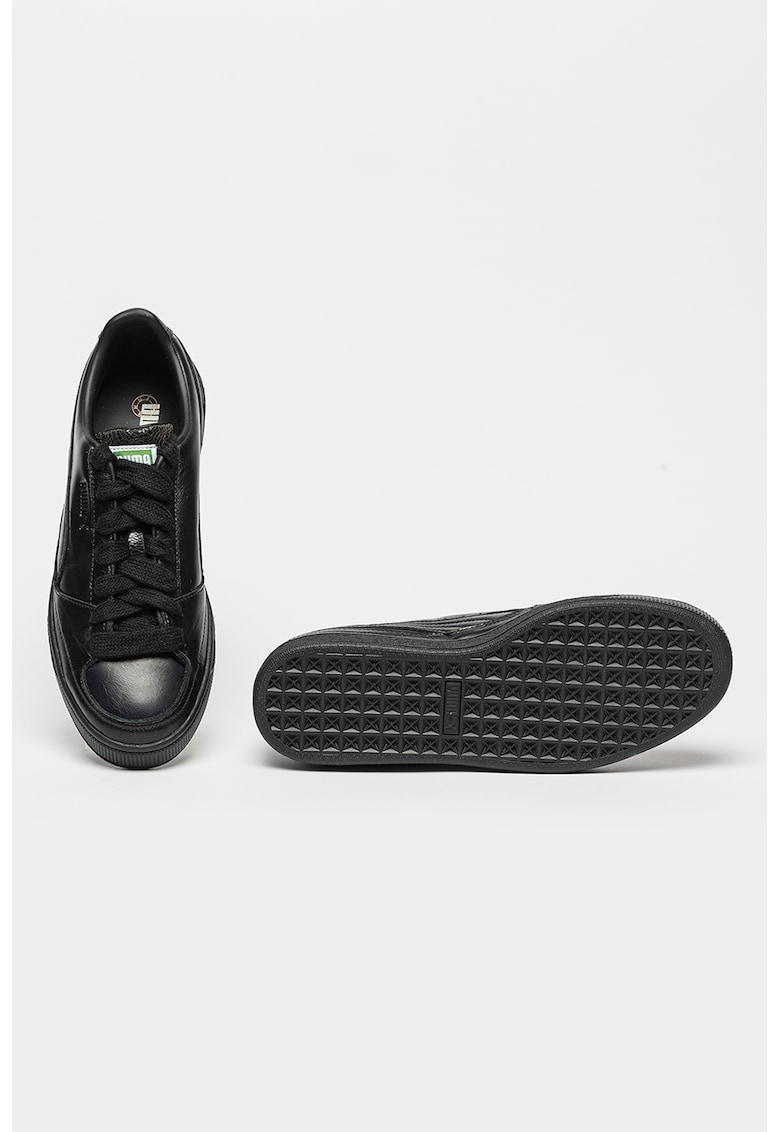 Pantofi sport din piele cu detalii logo