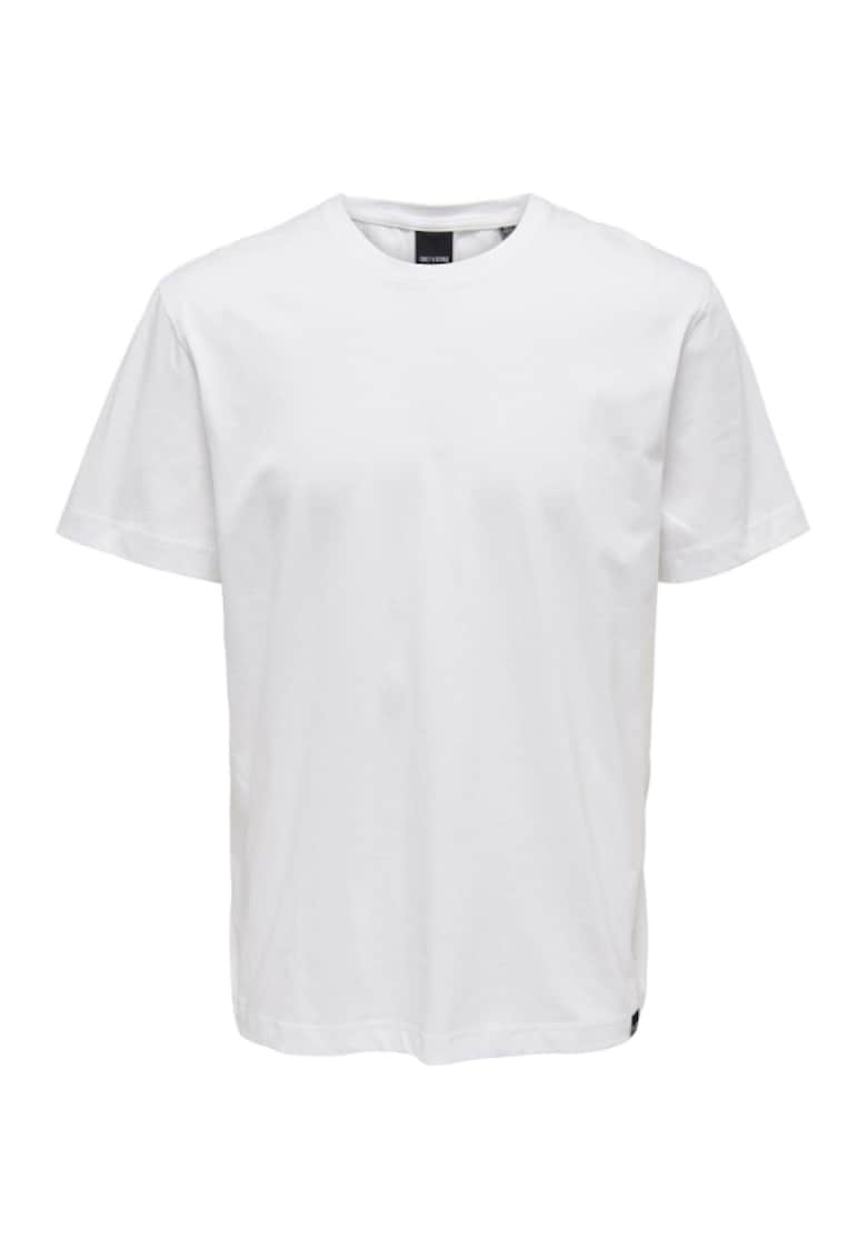 Tricou barbati - 301847557 - Bumbac - Alb