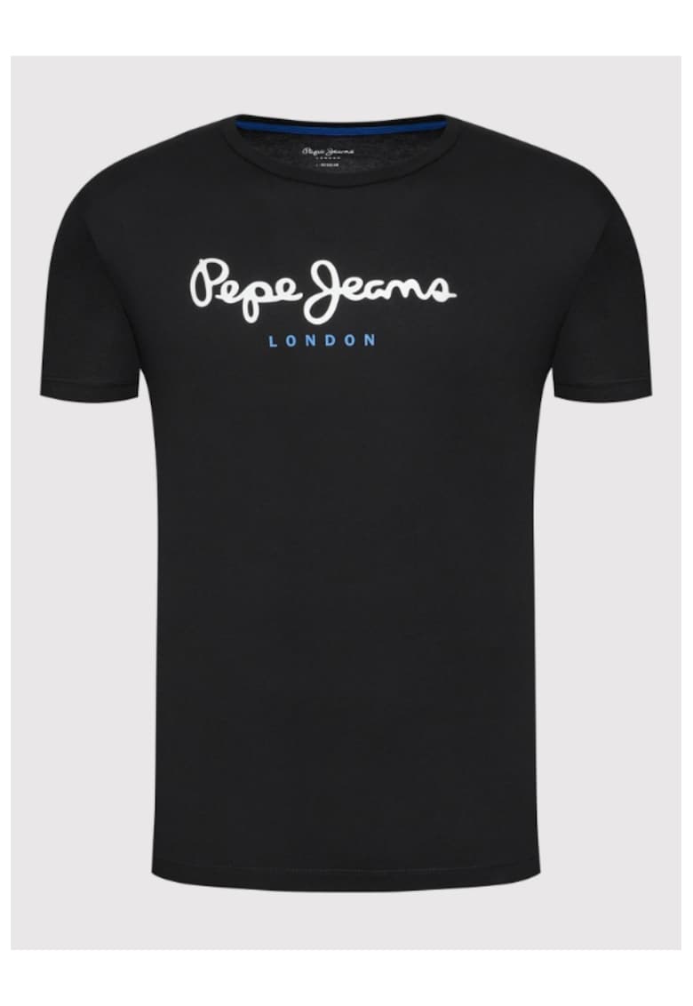 Pepe Jeans Tricou barbati - 209509366 - Bumbac - Negru