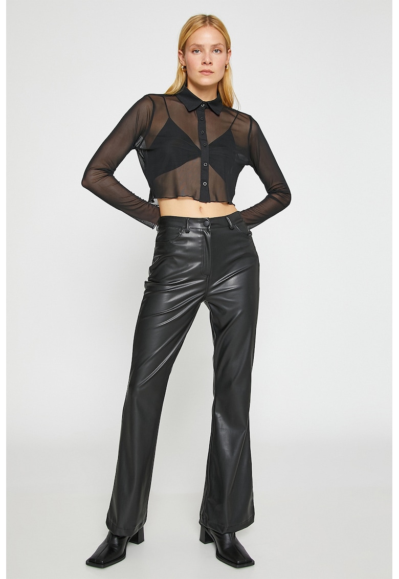 Camasa crop de plasa