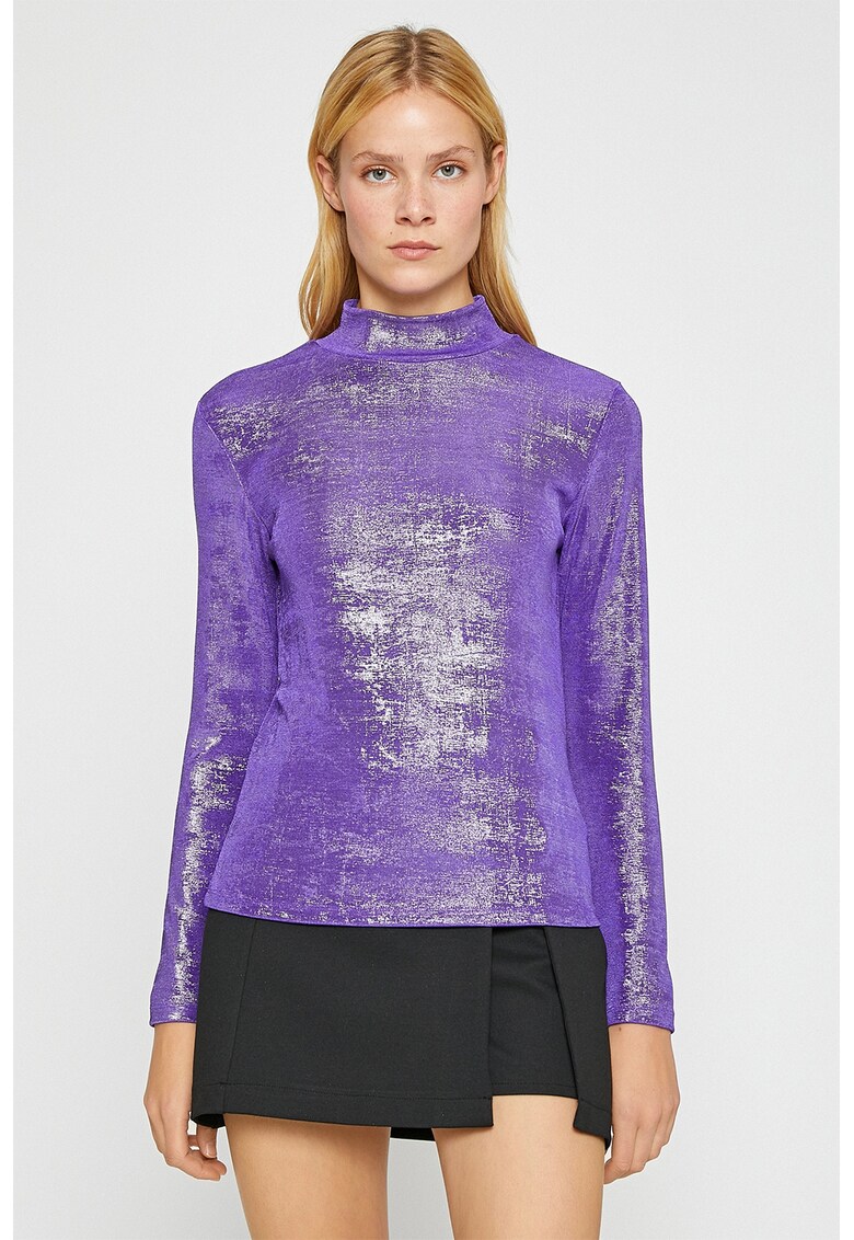 Bluza cu aspect lucios