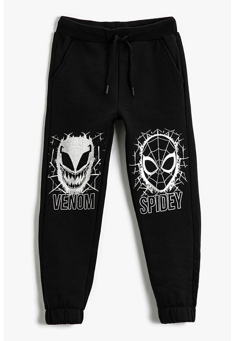 Pantaloni de trening cu imprimeu Spiderman