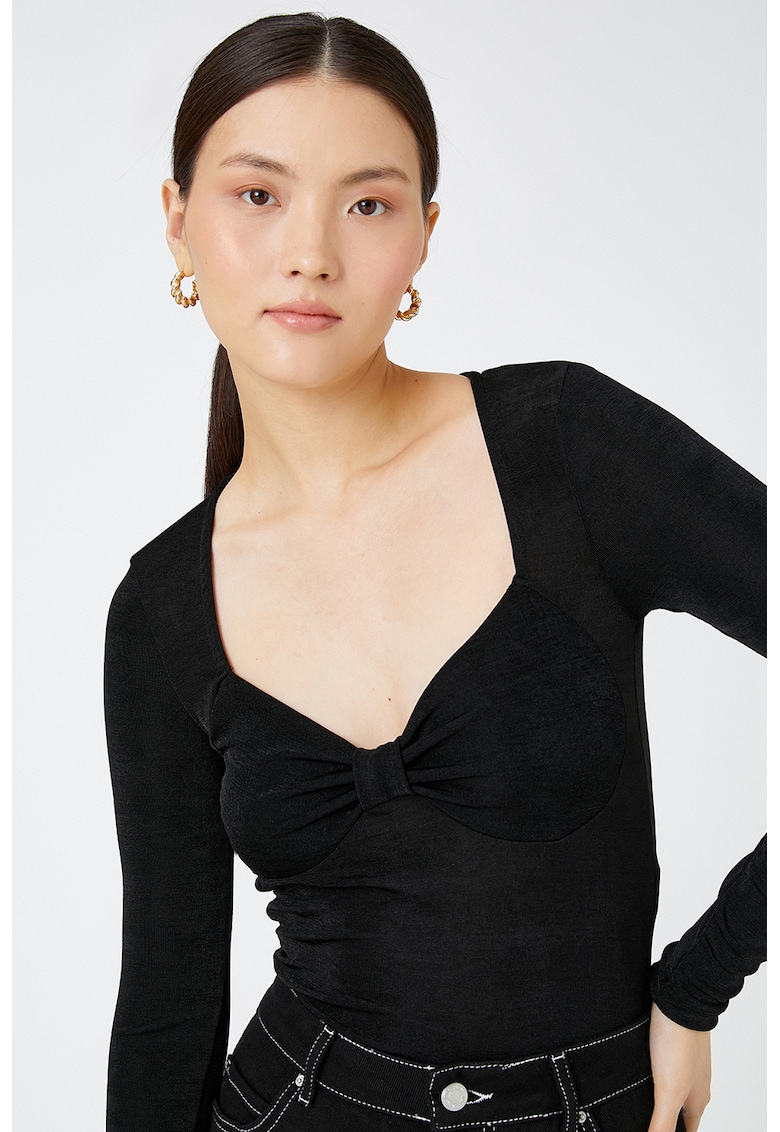 Bluza slim fit cu funda
