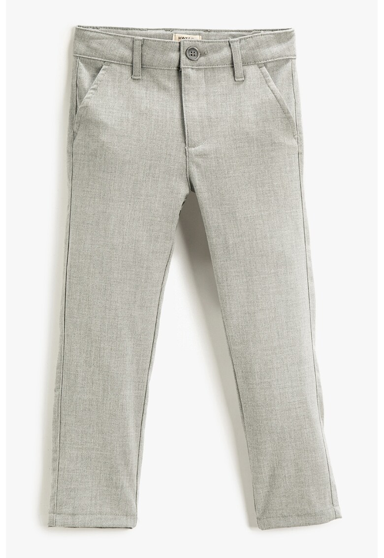 Pantaloni drepti cu buzunare