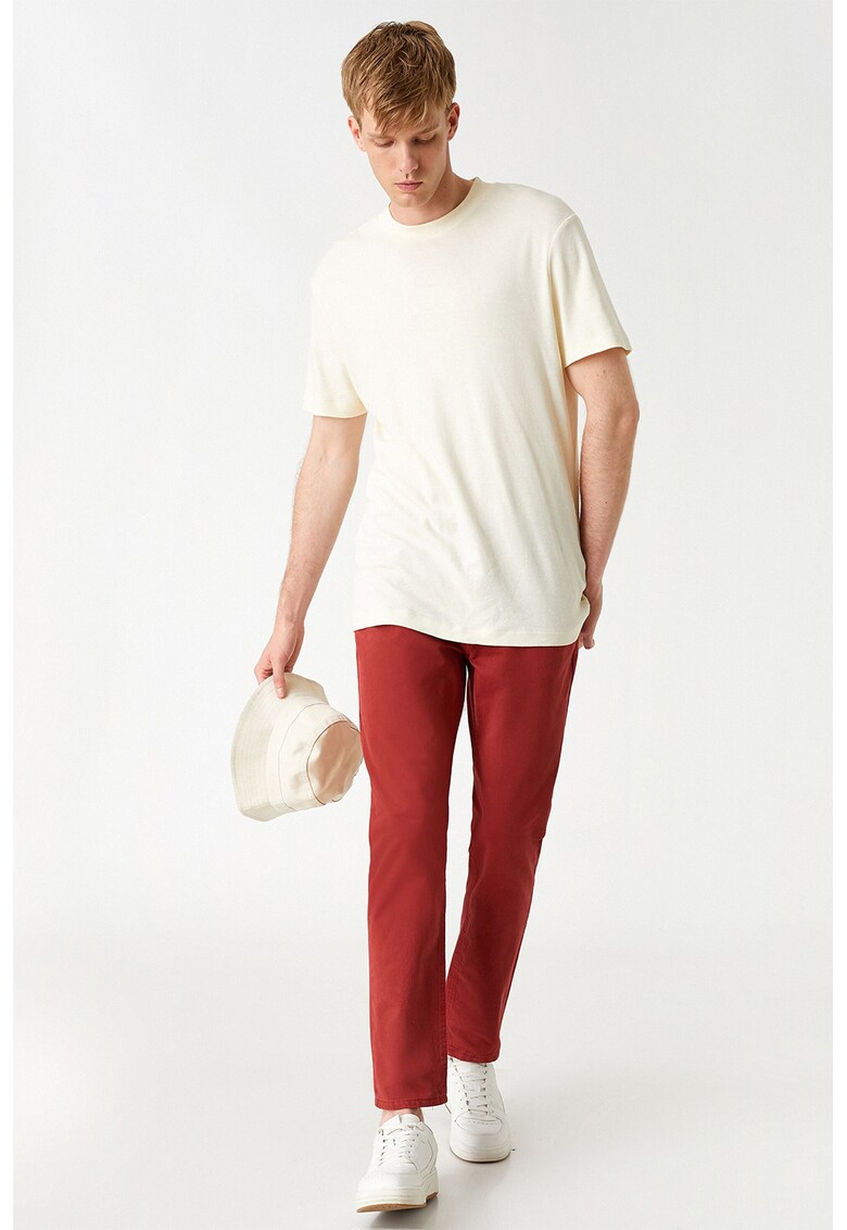 Pantaloni crop regular fit