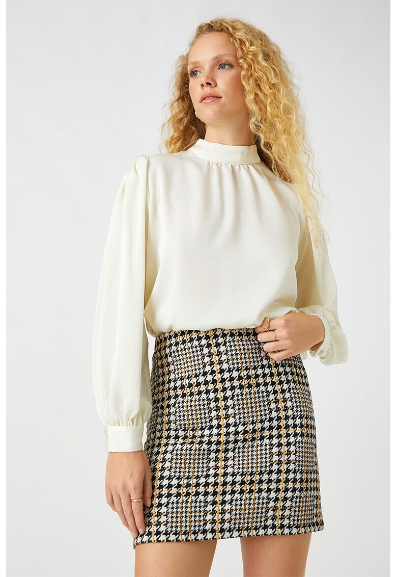 Bluza cu maneci bishop
