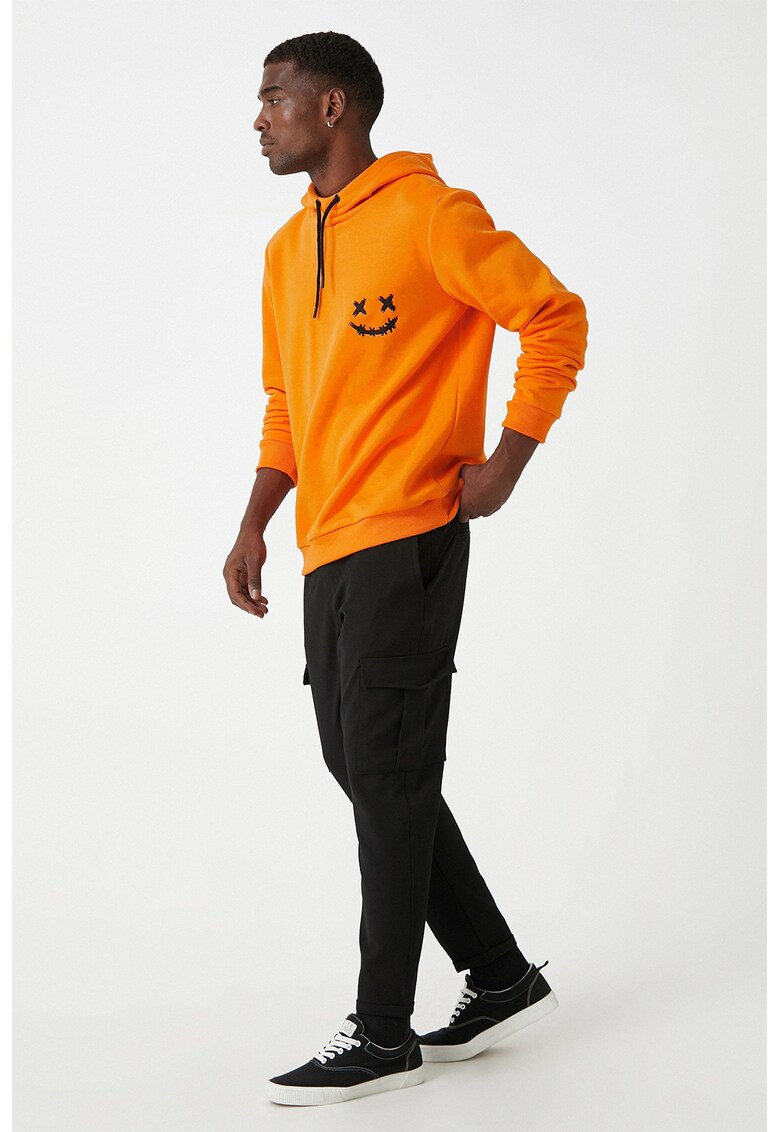Pantaloni de trening cargo cu snur