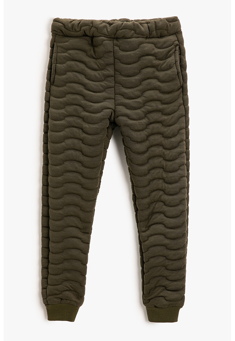 Pantaloni de trening texturati cu buzunare laterale
