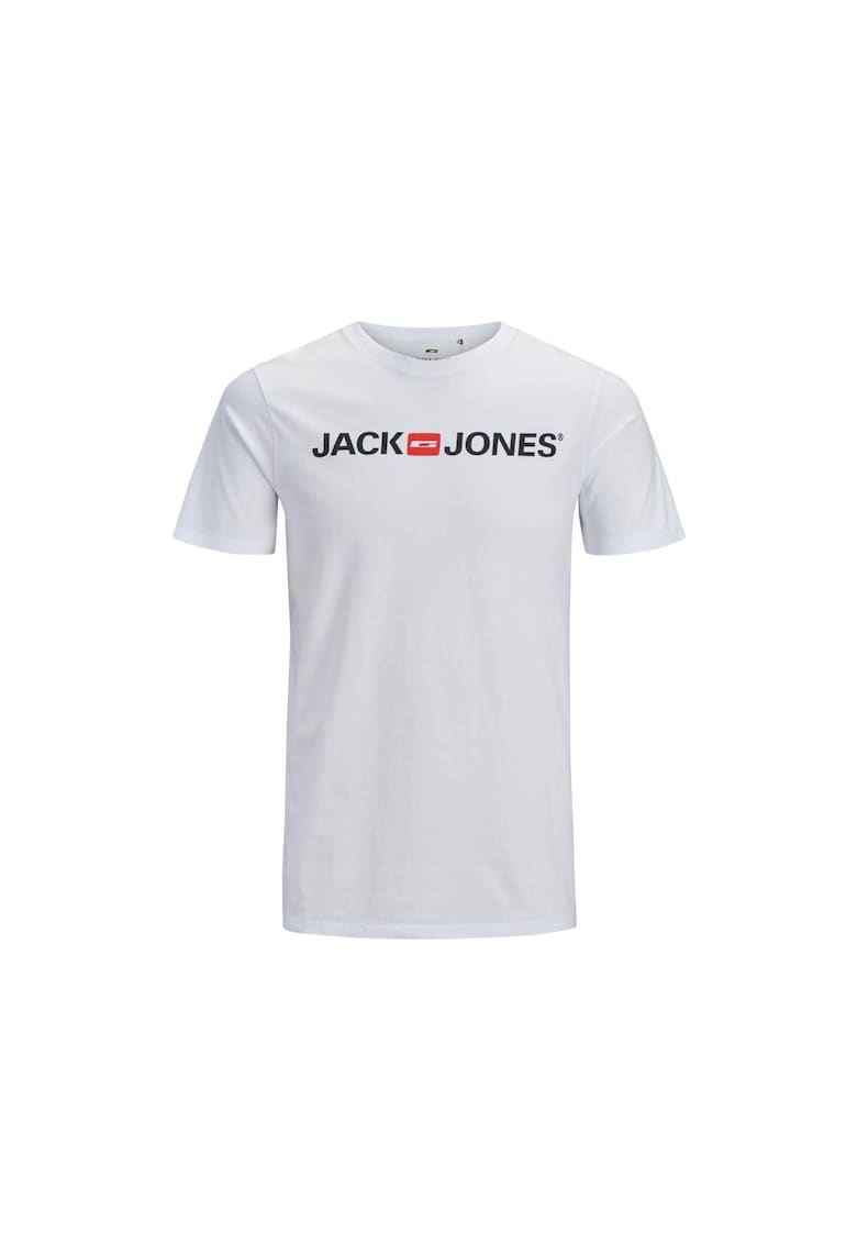 Jack & Jones Tricou JACK &JONES Corp Logo 14945 - Alb