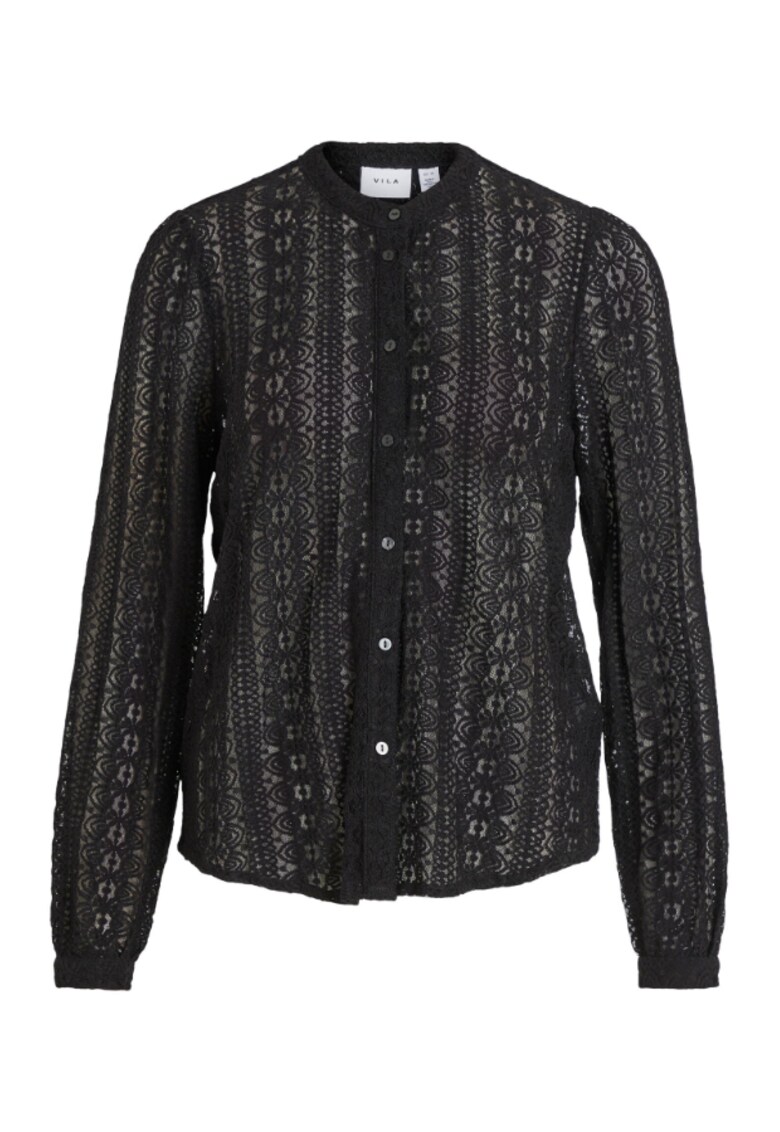 Camasa din dantela cu aspect semitransparent