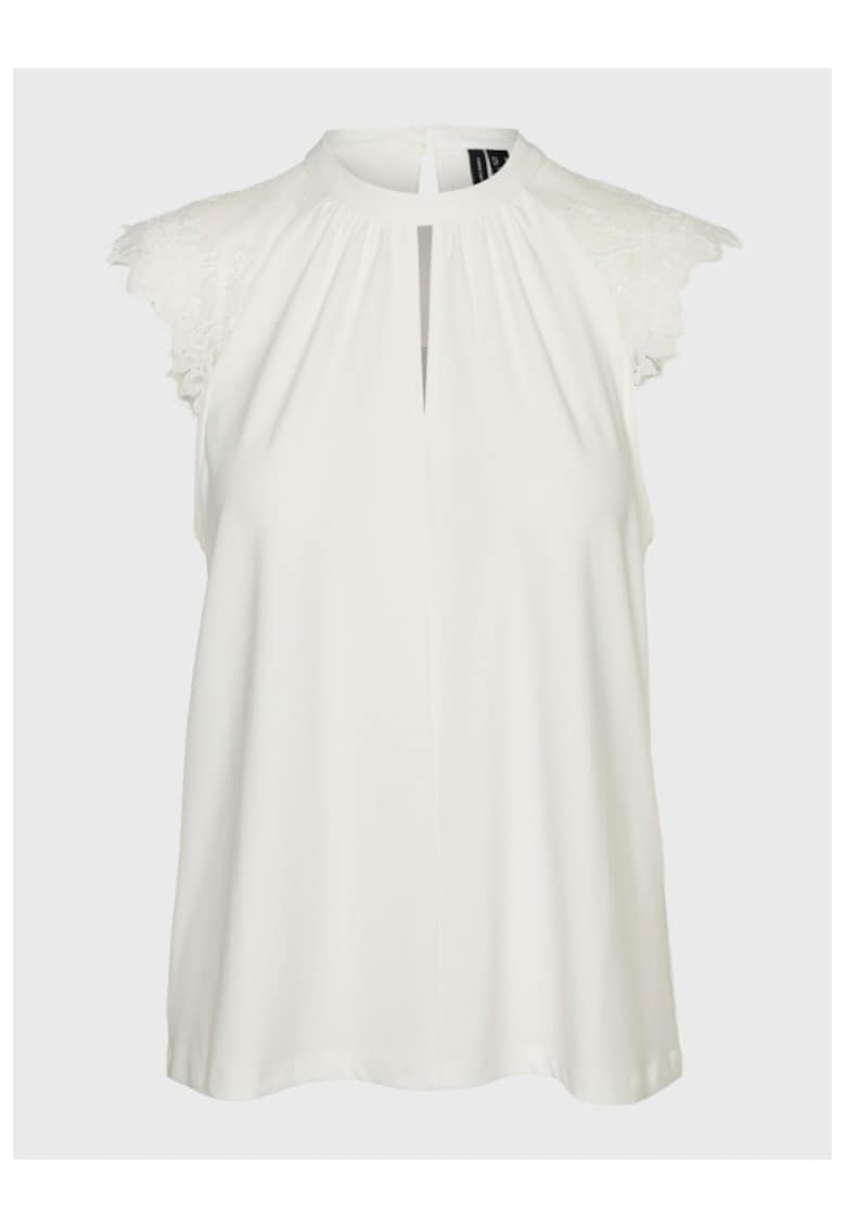 Bluza dama - 301750703 - Poliester - Alb