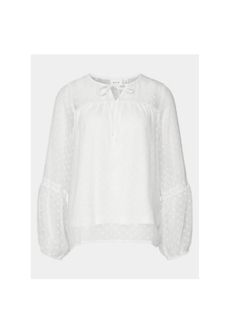 Bluza dama - 303499204 - Poliester - Alb - Alb