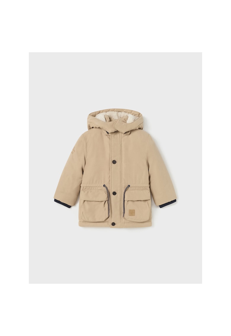 Geaca parka Baieti - 303270087 - Poliester - Bej
