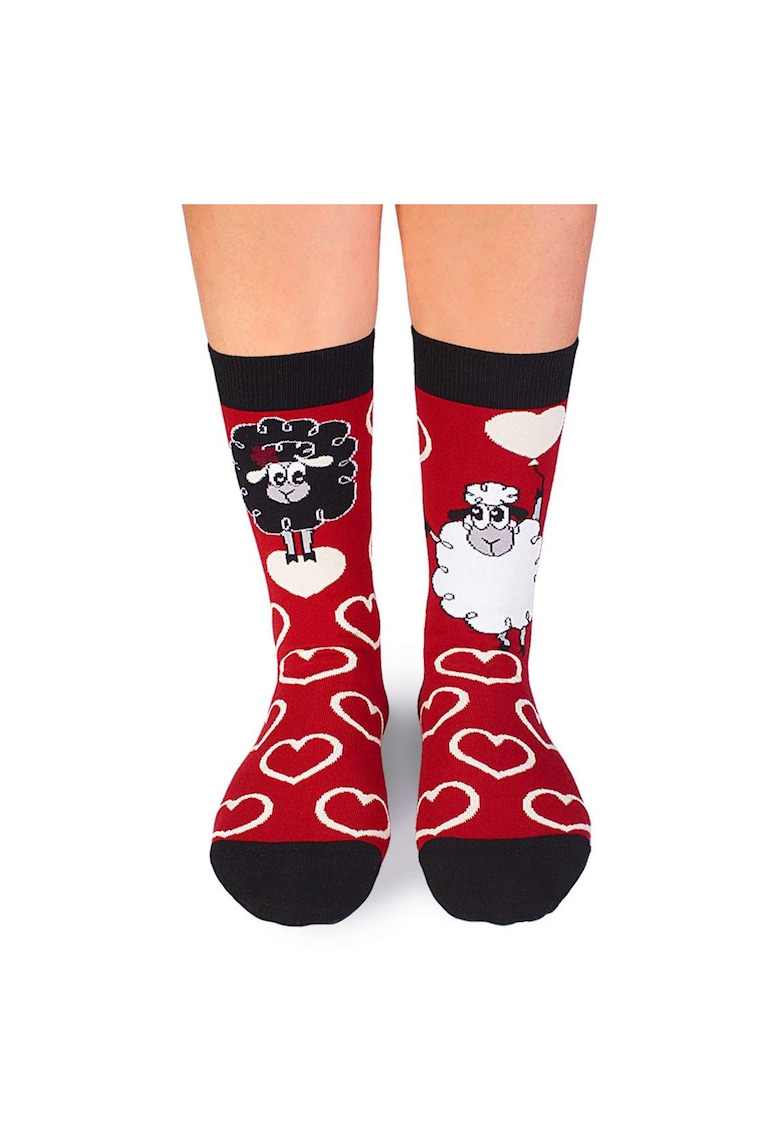 Pirin Hill Sosete bumbac Arty Socks Oita Indragostita Rosu