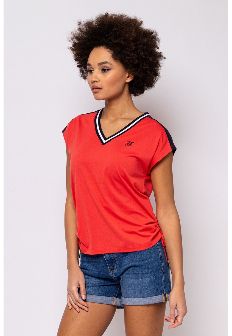 Tricou cu decolteu in V Malky