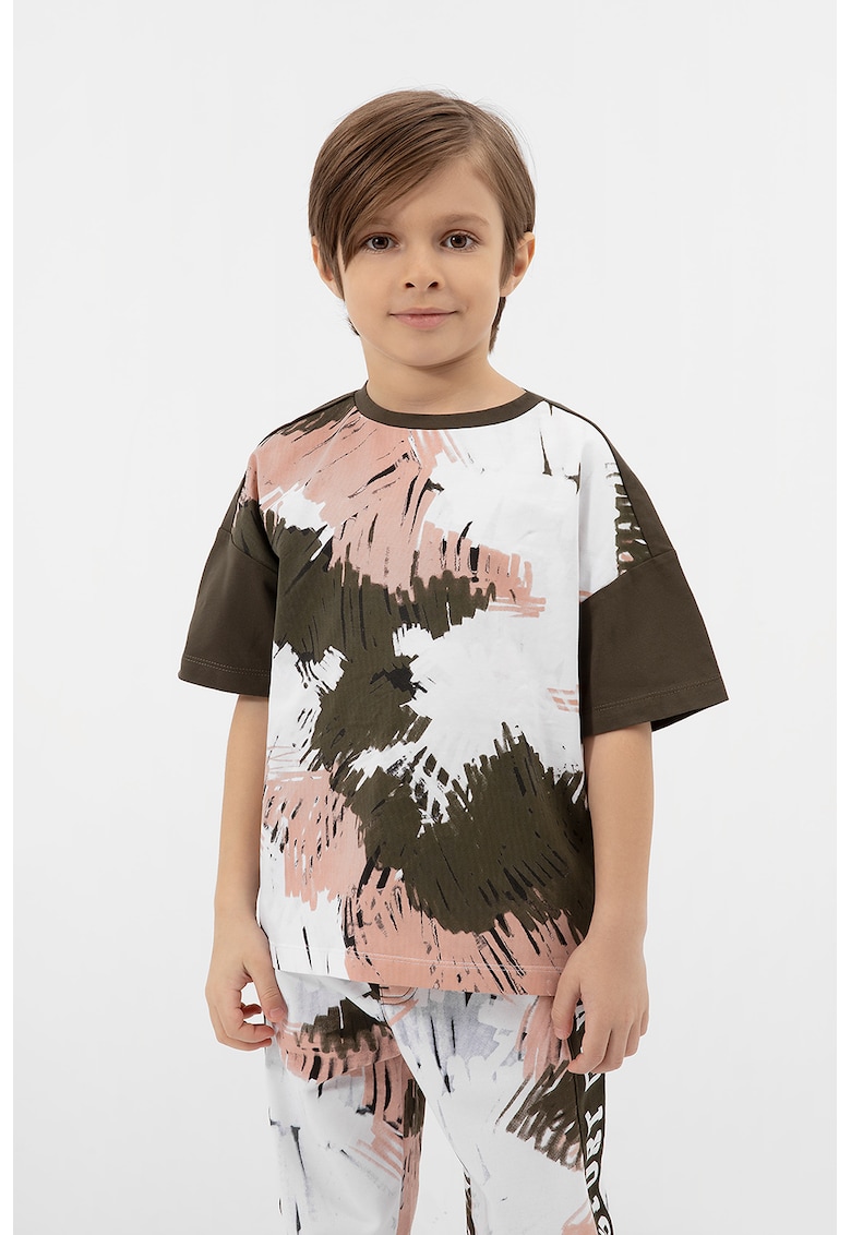 Tricou din amestec de bumbac cu model