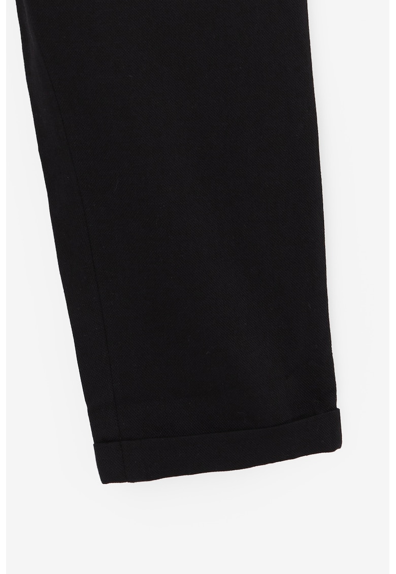Pantaloni din amestec de in cu buzunare laterale
