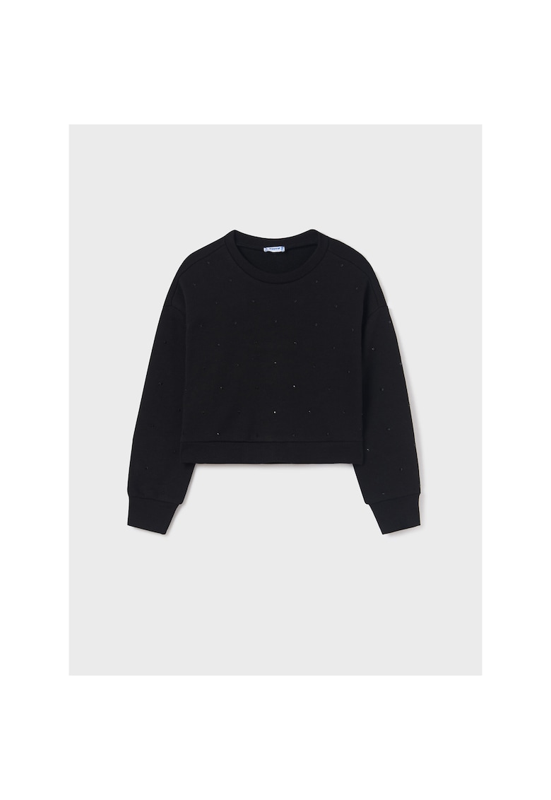 Bluza Fete - 303270698 - Bumbac - Negru