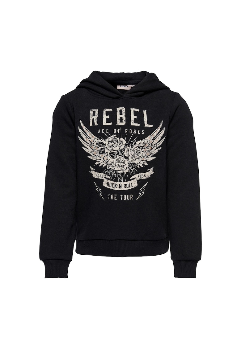 Bluza Fete - 300784846 - Bumbac - Negru