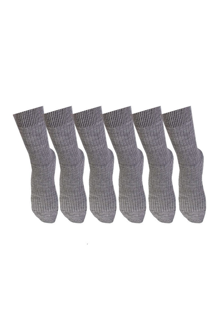 5 perechi de sosete calduroase din lana merino Warm Gri 5 perechi de sosete calduroase din lana merino Warm Gri