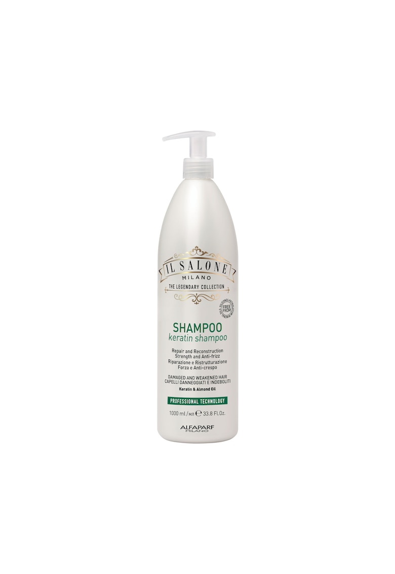 Sampon pentru par deteriorat Alfaparf IL Salone Keratin - 1000 ml