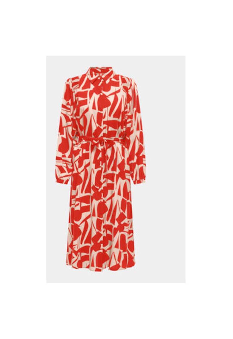 Rochie dama - 303602901 - Viscoza - Rosu Rochie dama - 303602901 - Viscoza - Rosu