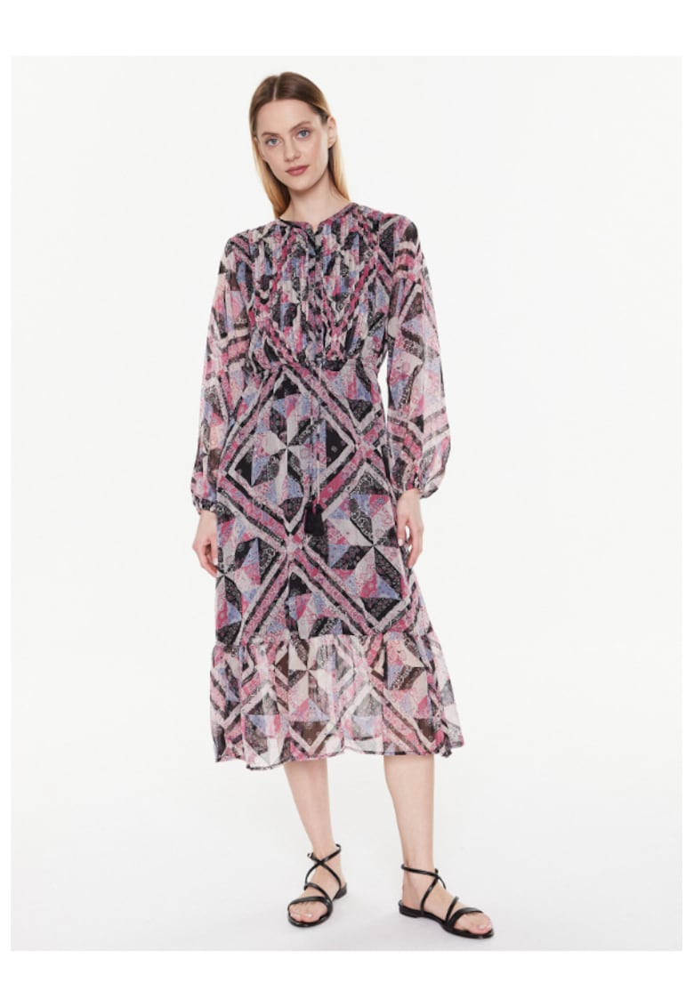 Rochie casual dama - 300991435 - Poliester - Multicolor