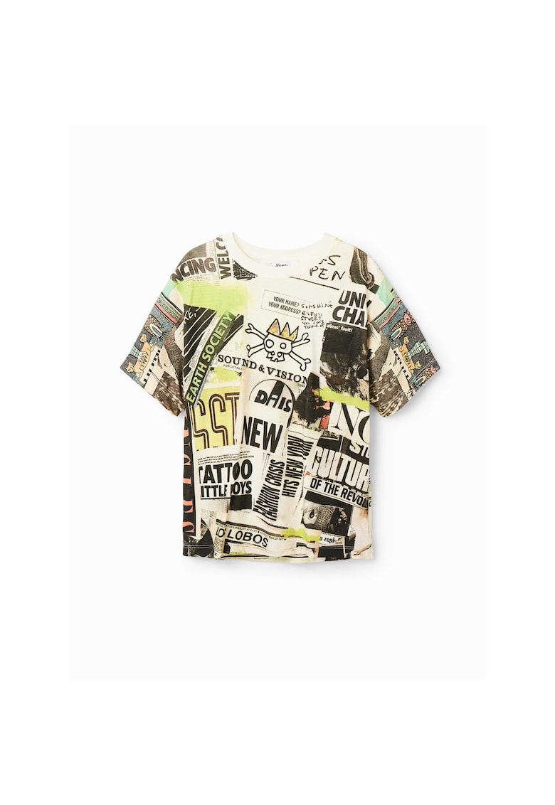 Tricou Baieti - 302006663 - Bumbac - Bej