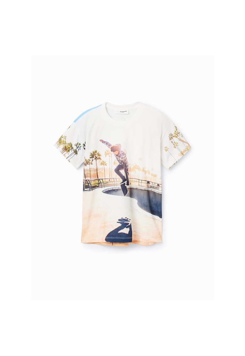Tricou Baieti - 302006786 - Bumbac - Alb