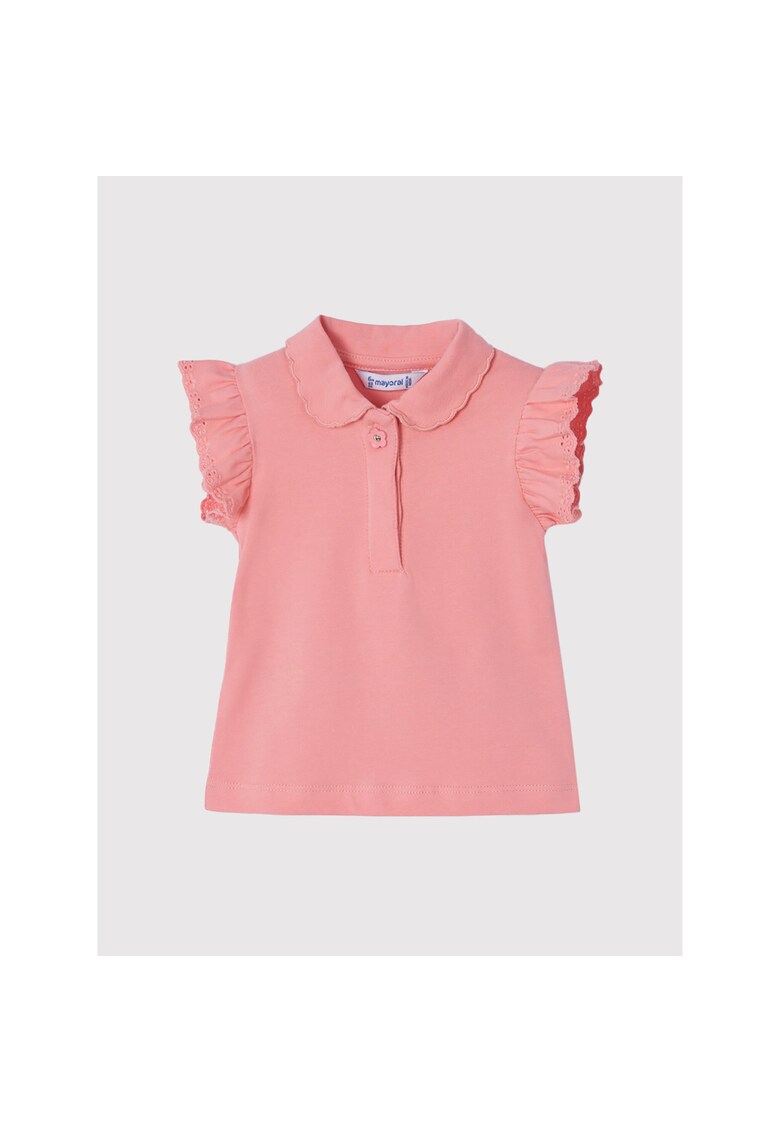 Tricou polo Fete - 209489002 - Bumbac