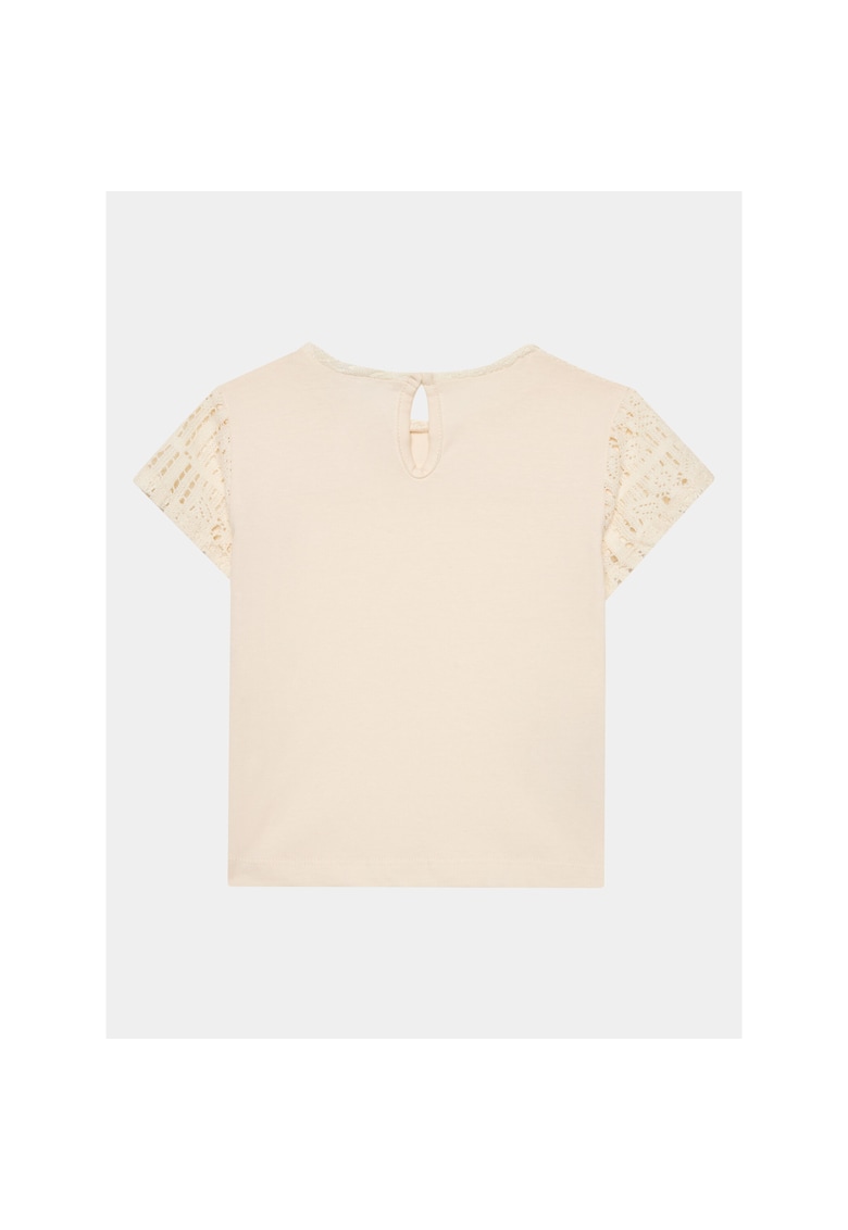 Tricou Fete - 302108305 - Bumbac - Bej